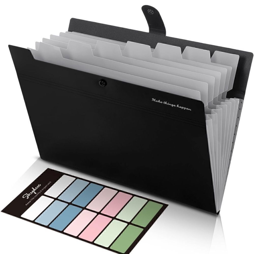 *30off3* Wicked Expanding File with 8 Pockets, Accordion File Organizer - Picture 4 of 4